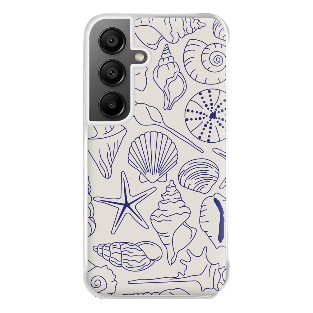 Sea Shells - Clean Girl Aesthetic Phone Case for Galaxy A55