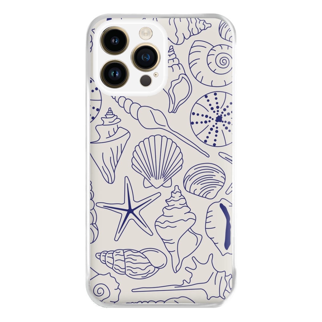 Sea Shells - Clean Girl Aesthetic Phone Case for iPhone 14 Pro Max