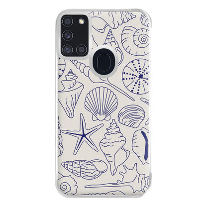 Sea Shells - Clean Girl Aesthetic Phone Case for Galaxy A21s