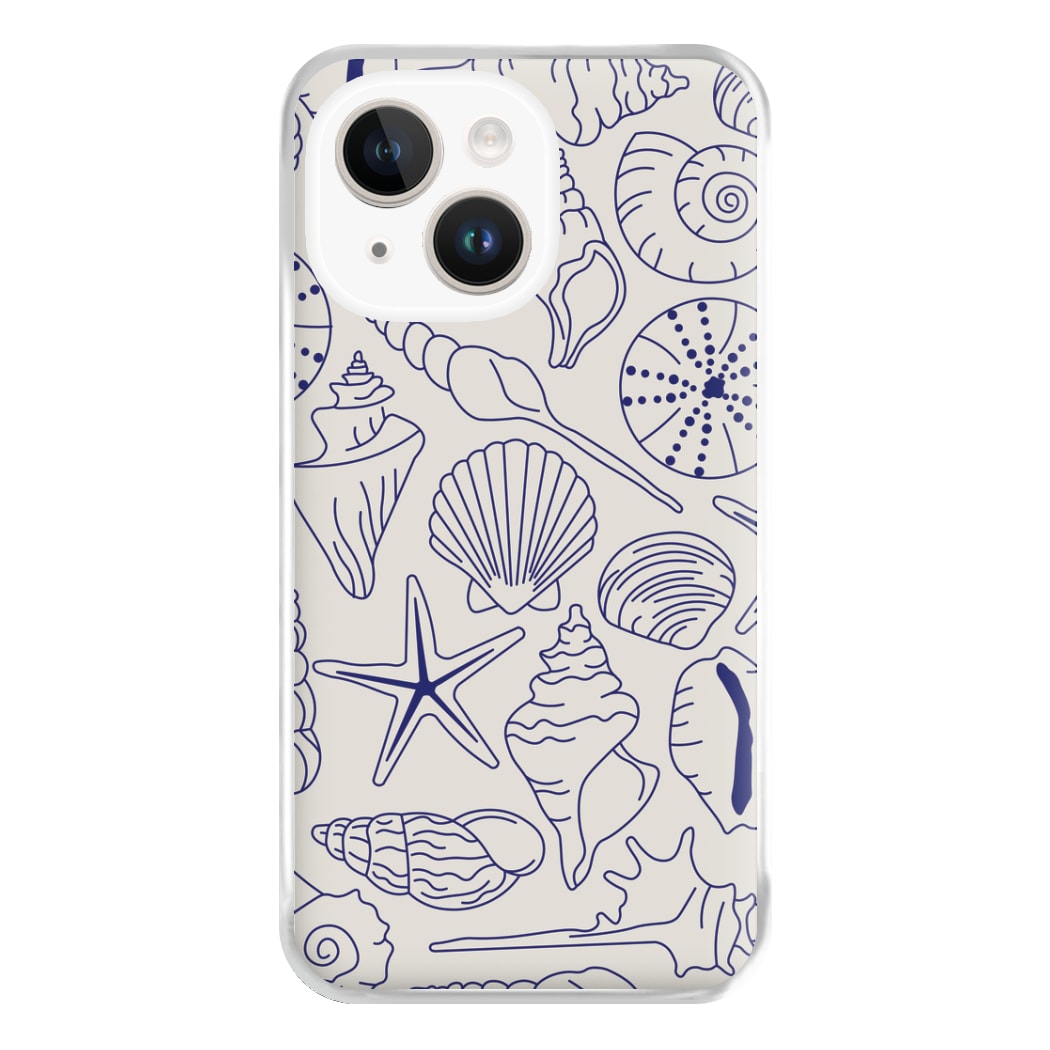 Sea Shells - Clean Girl Aesthetic Phone Case for iPhone 14 Plus