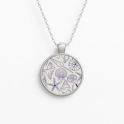 Sea Shells - Clean Girl Aesthetic Circle Necklace