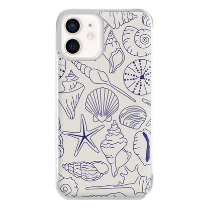 Sea Shells - Clean Girl Aesthetic Phone Case for iPhone 12 Mini