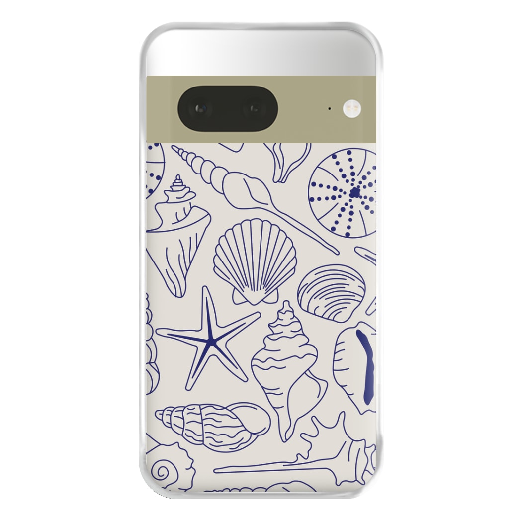 Sea Shells - Clean Girl Aesthetic Phone Case for Google Pixel 7a