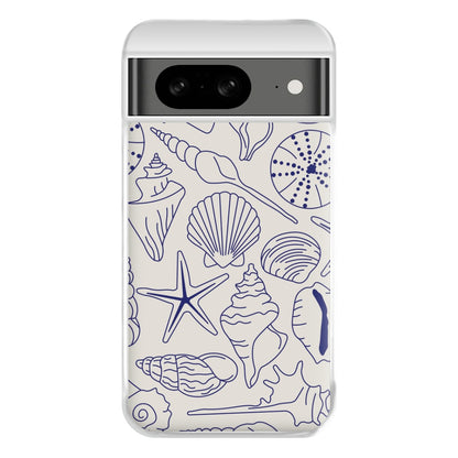 Sea Shells - Clean Girl Aesthetic Phone Case for Google Pixel 8