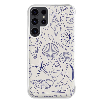 Sea Shells - Clean Girl Aesthetic Phone Case for Galaxy S23 Ultra