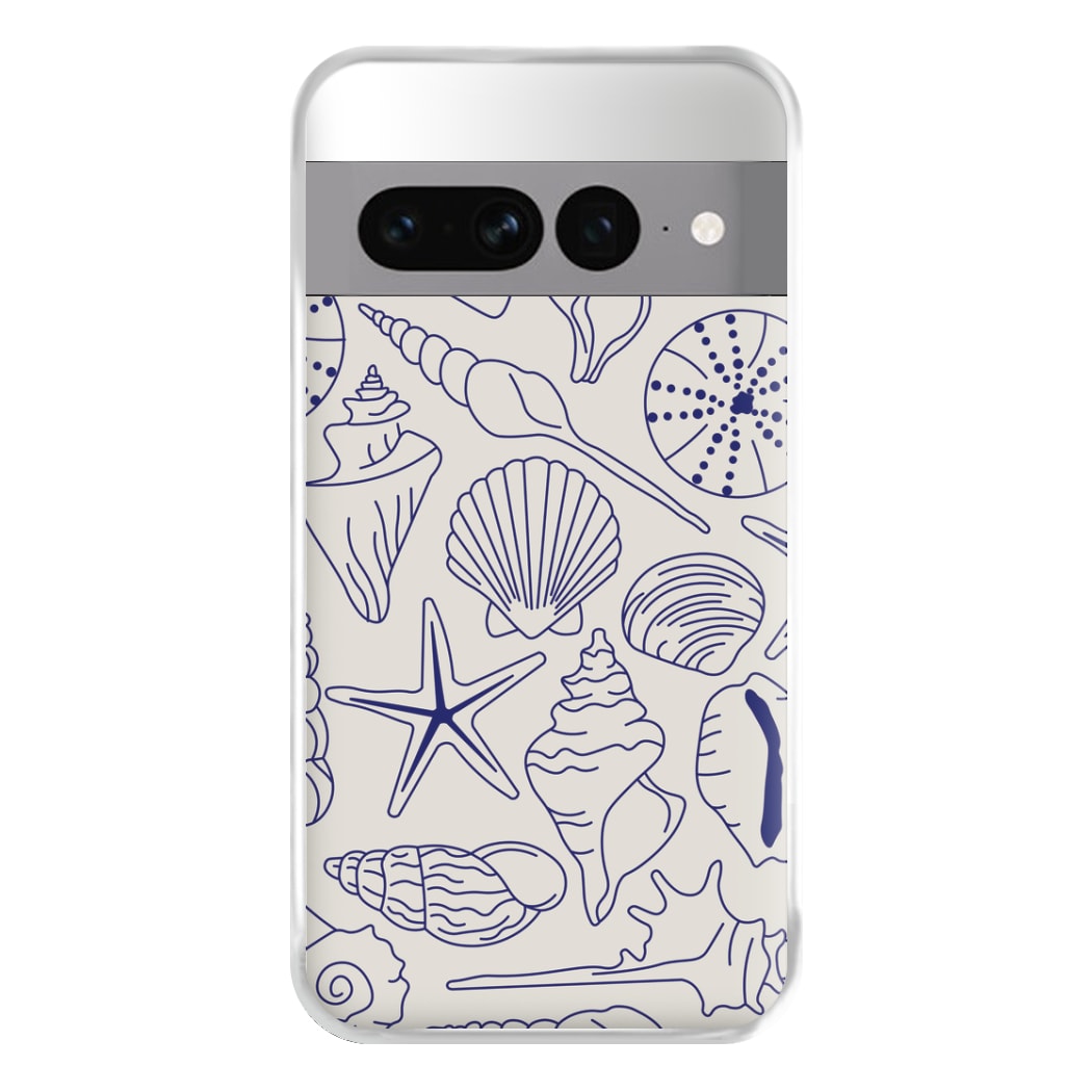 Sea Shells - Clean Girl Aesthetic Phone Case for Google Pixel 7 Pro