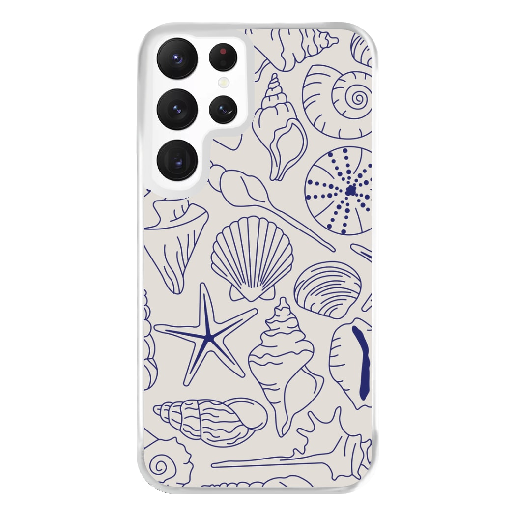 Sea Shells - Clean Girl Aesthetic Phone Case for Galaxy S22 Ultra