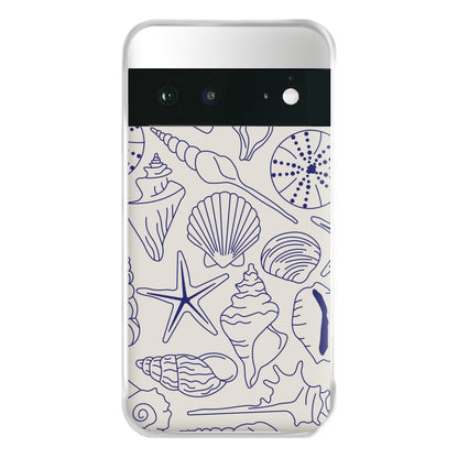 Sea Shells - Clean Girl Aesthetic Phone Case for Google Pixel 6a