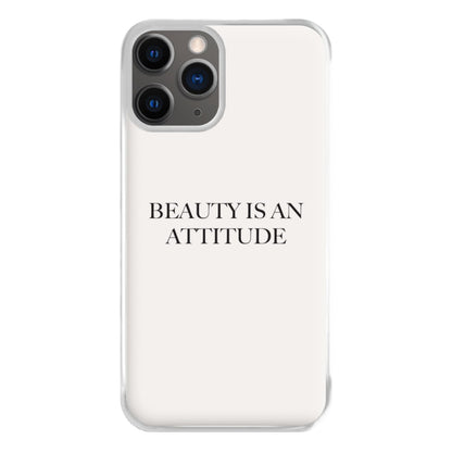 Beauty Is An Attitude - Clean Girl Aesthetic Phone Case for iPhone 12 Pro Max