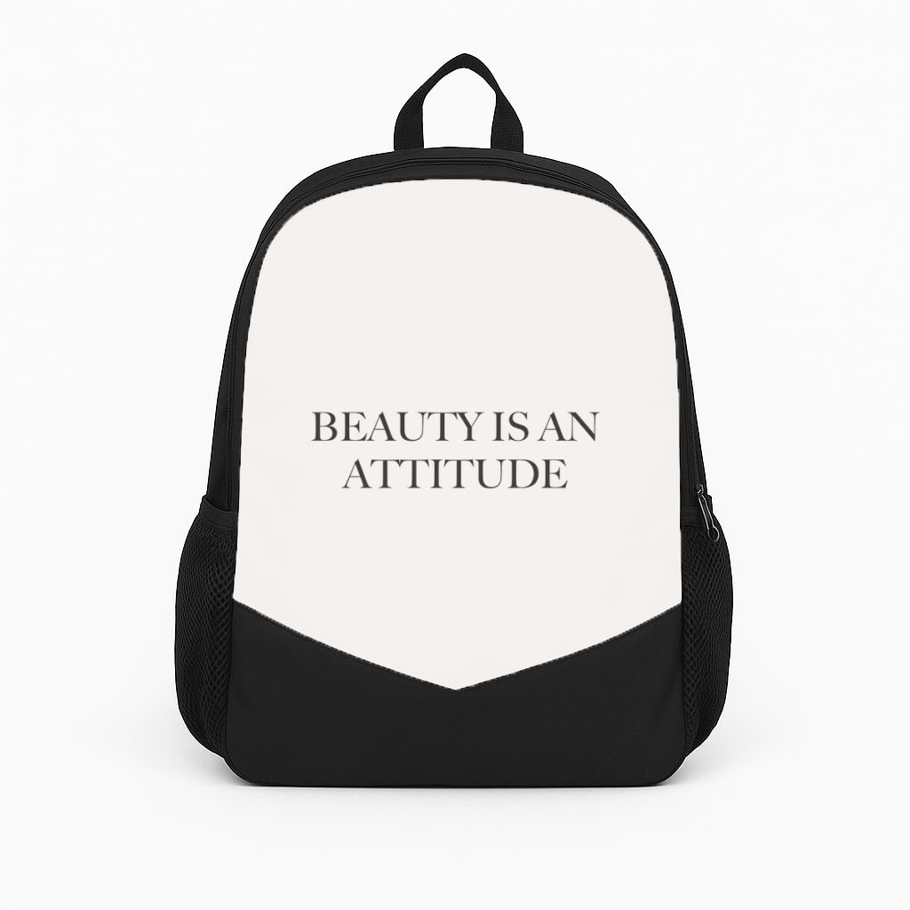 Beauty Is An Attitude - Clean Girl Aesthetic Backpack