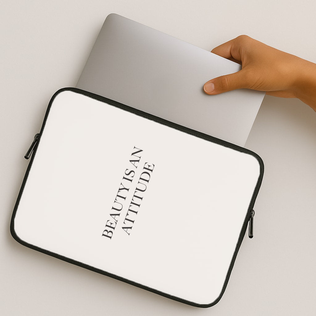 Beauty Is An Attitude - Clean Girl Aesthetic MacBook Case