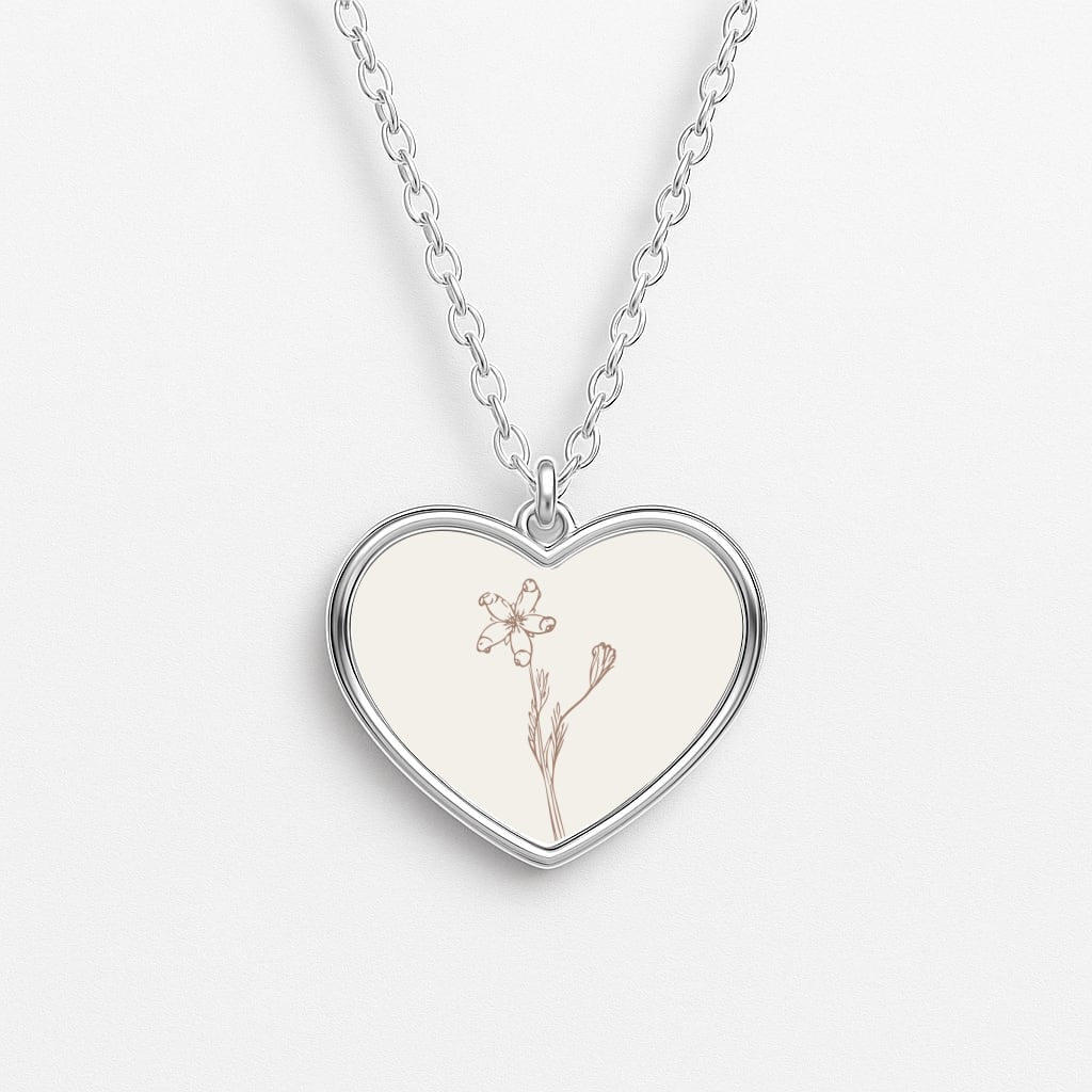 Inner Peace  Heart Necklace