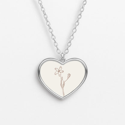 Inner Peace  Heart Necklace