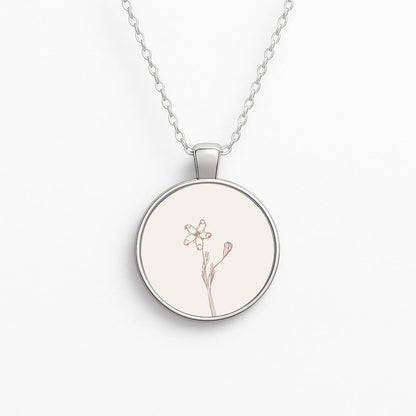 Inner Peace  Circle Necklace