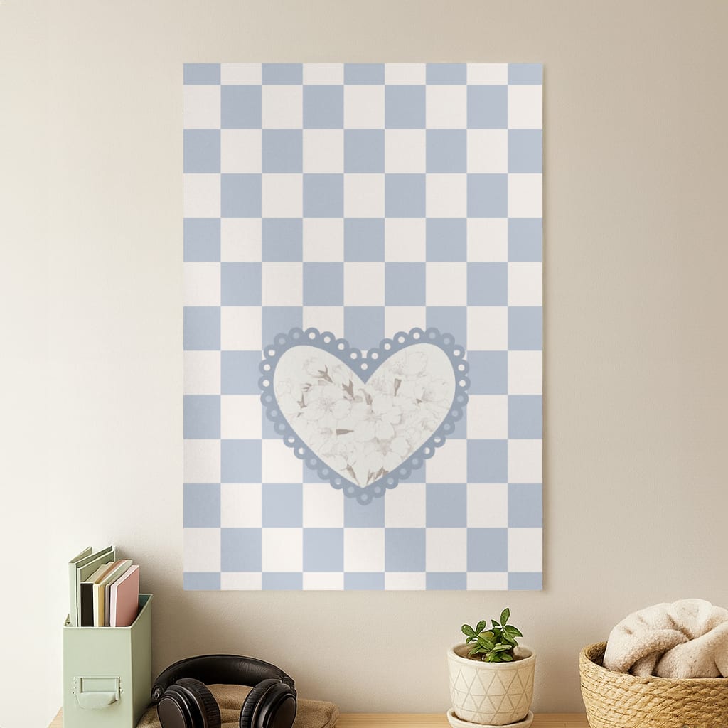 Doily Flower Poster
