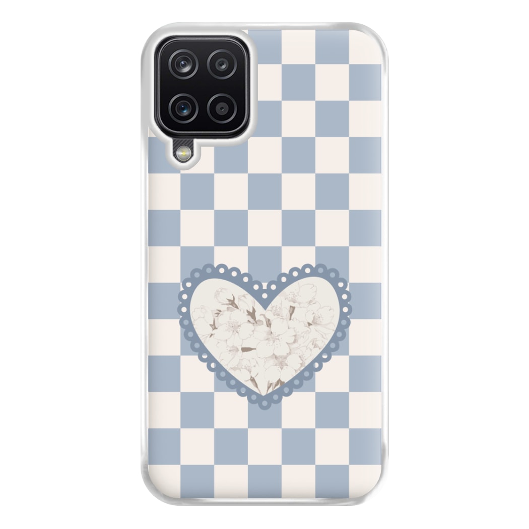 Doily Flower Phone Case for Galaxy A12