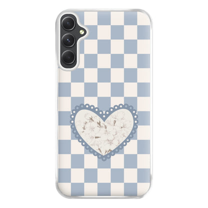 Doily Flower Phone Case for Galaxy A34