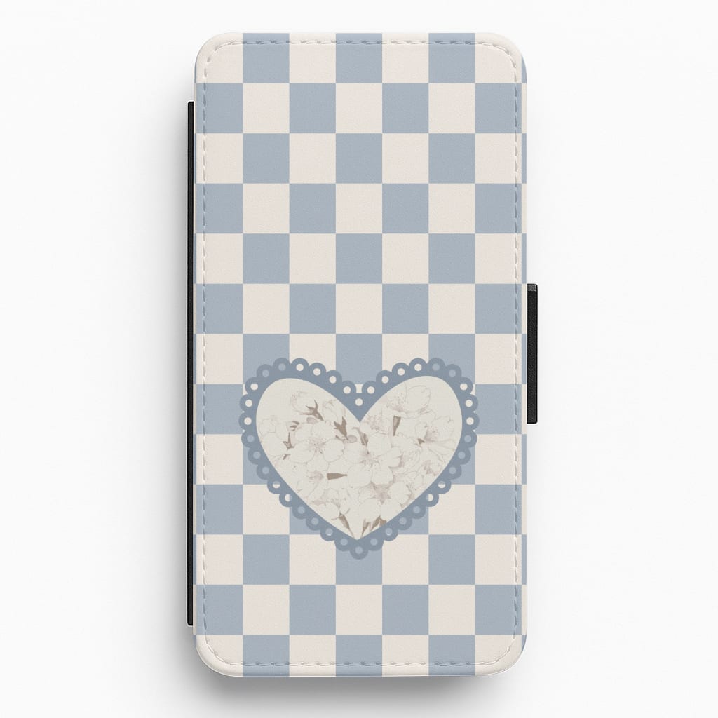 Doily Flower Flip / Wallet Phone Case