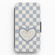 Doily Flower Flip / Wallet Phone Case 1