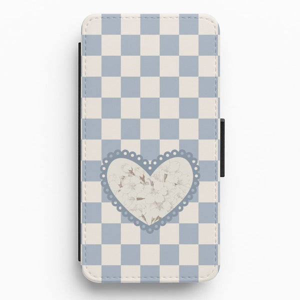 Doily Flower Flip / Wallet Phone Case