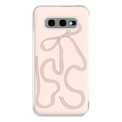 Pink Ribbon Phone Case for Galaxy S10e