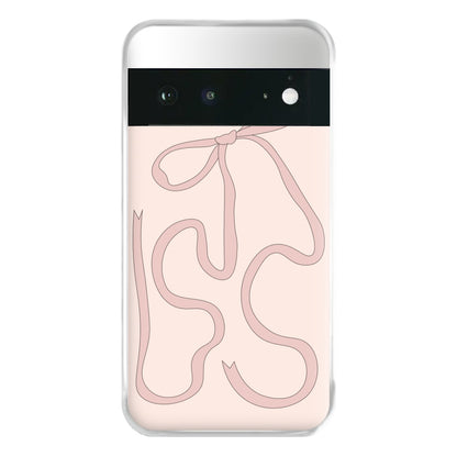 Pink Ribbon Phone Case for Google Pixel 6a