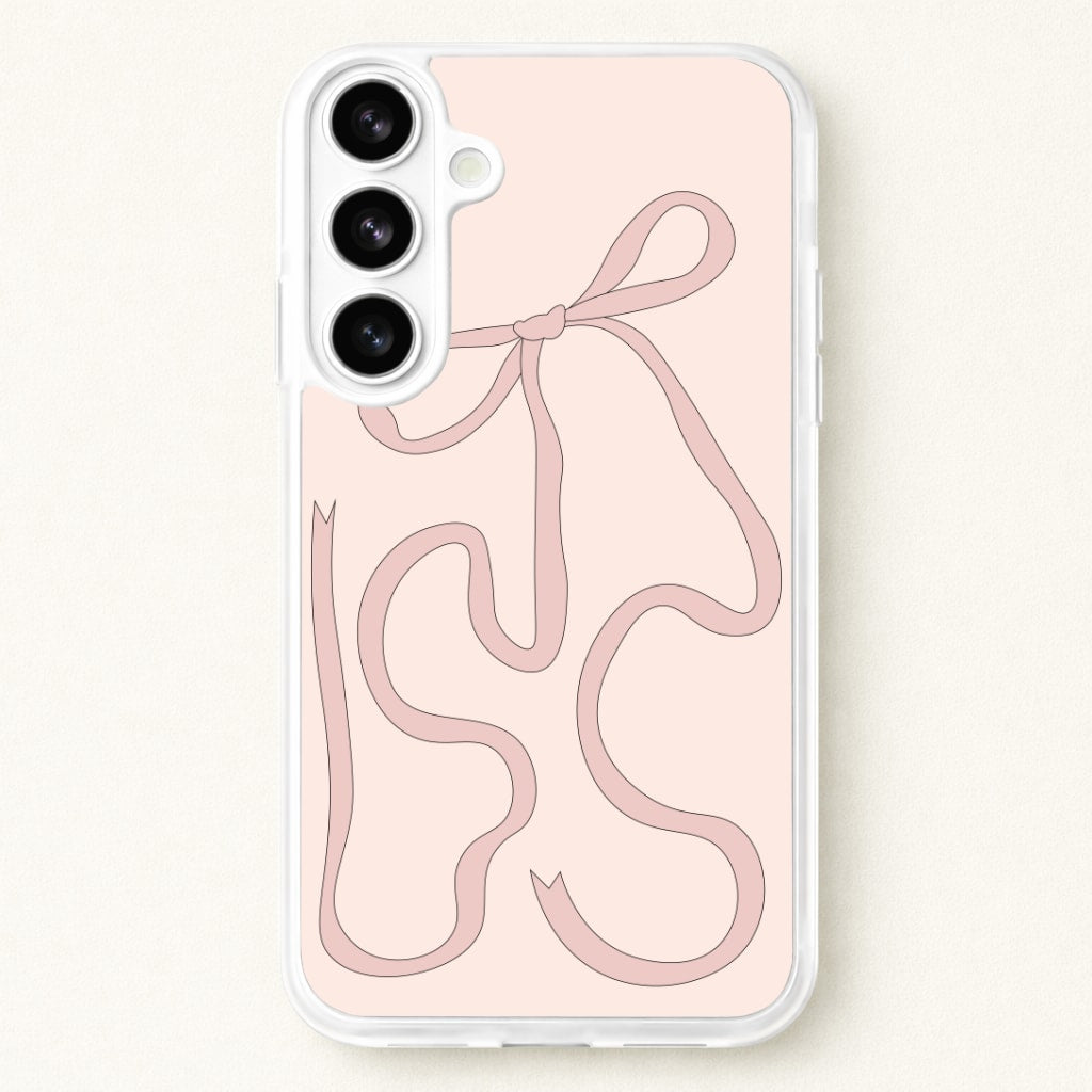 Pink Ribbon Phone Case for Galaxy S26 Plus