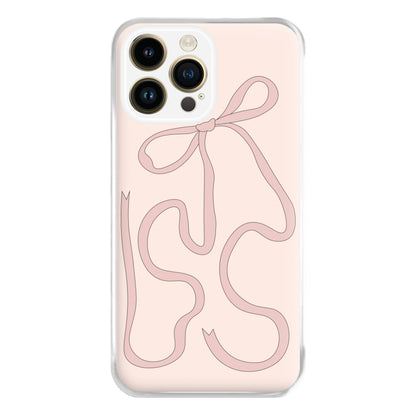 Pink Ribbon Phone Case for iPhone 14 Pro Max