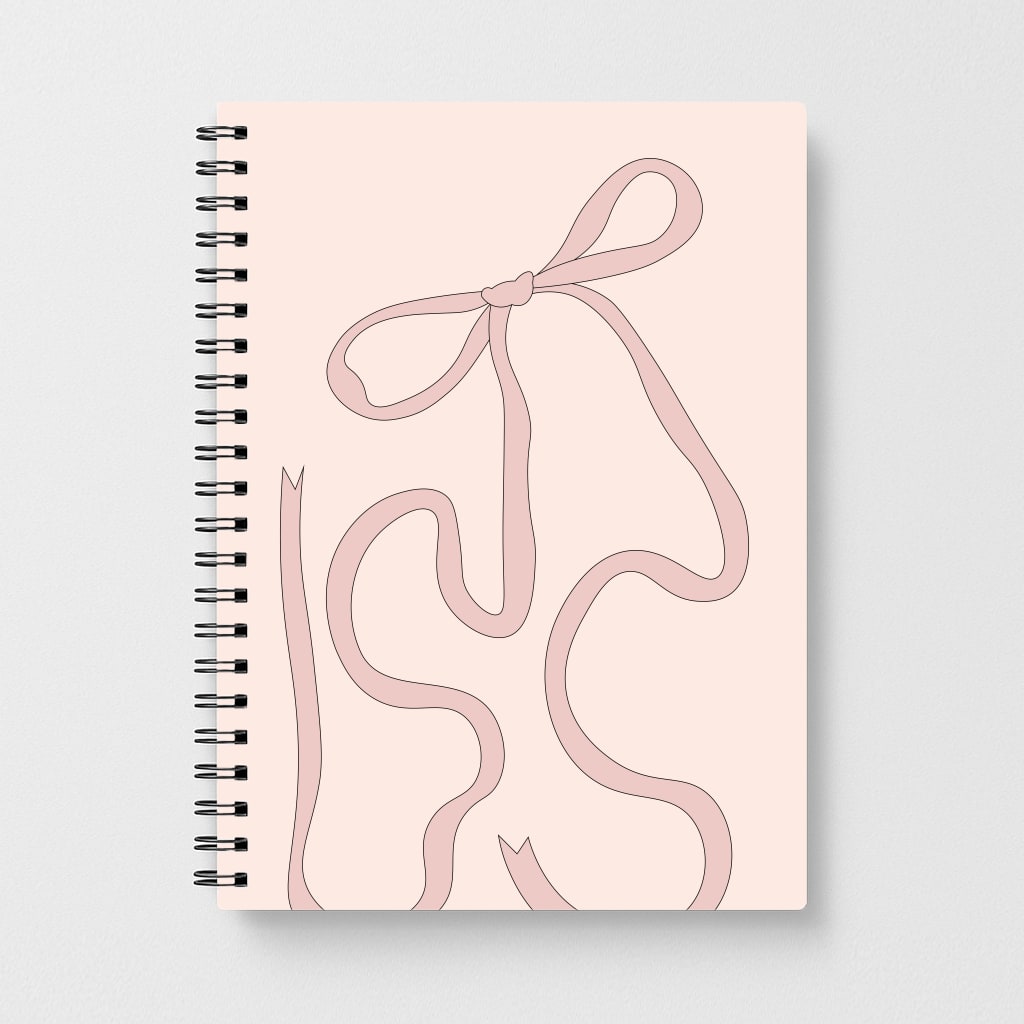 Pink Ribbon Notebook