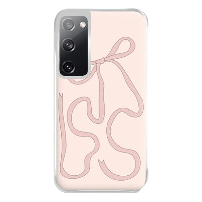 Pink Ribbon Phone Case for Galaxy S20