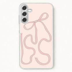 Pink Ribbon Phone Case for Galaxy A17