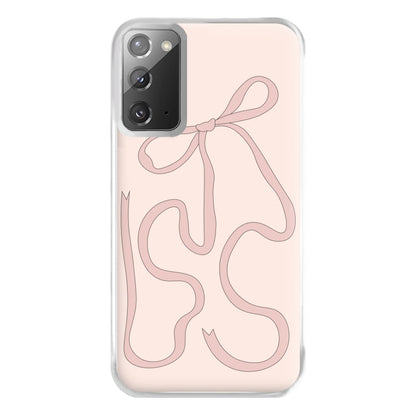 Pink Ribbon Phone Case for Galaxy Note 20 Ultra