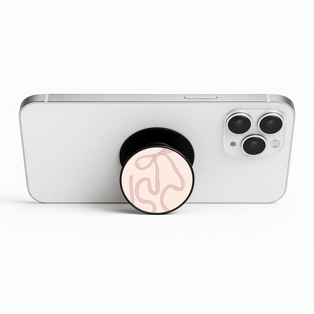 Pink Ribbon Phone Stand