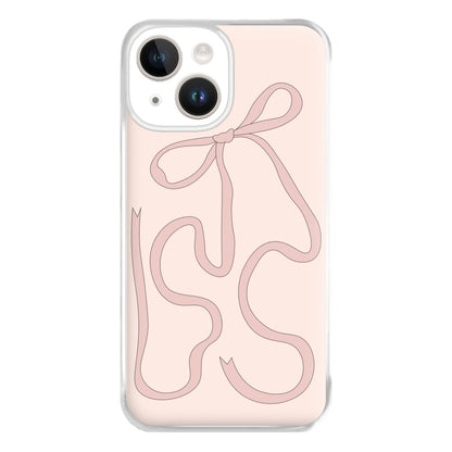 Pink Ribbon Phone Case for iPhone 14