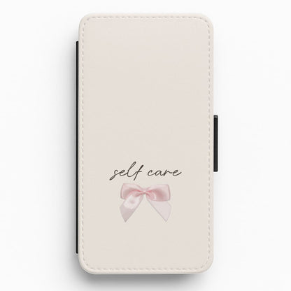 Self Care Flip / Wallet Phone Case