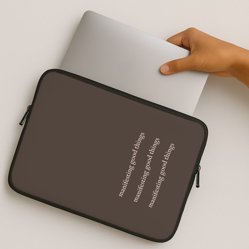 Manifesting Good Things MacBook Case