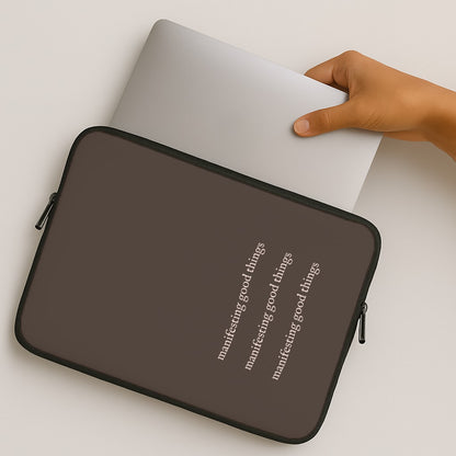 Manifesting Good Things MacBook Case