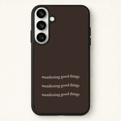 Manifesting Good Things Phone Case for Galaxy S26 Plus