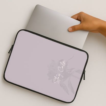 Mauve Stay Calm MacBook Case