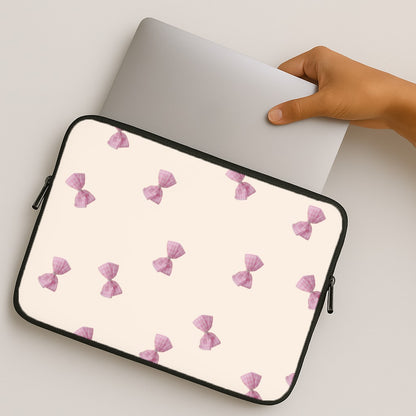 Pink Coquette Bows MacBook Case