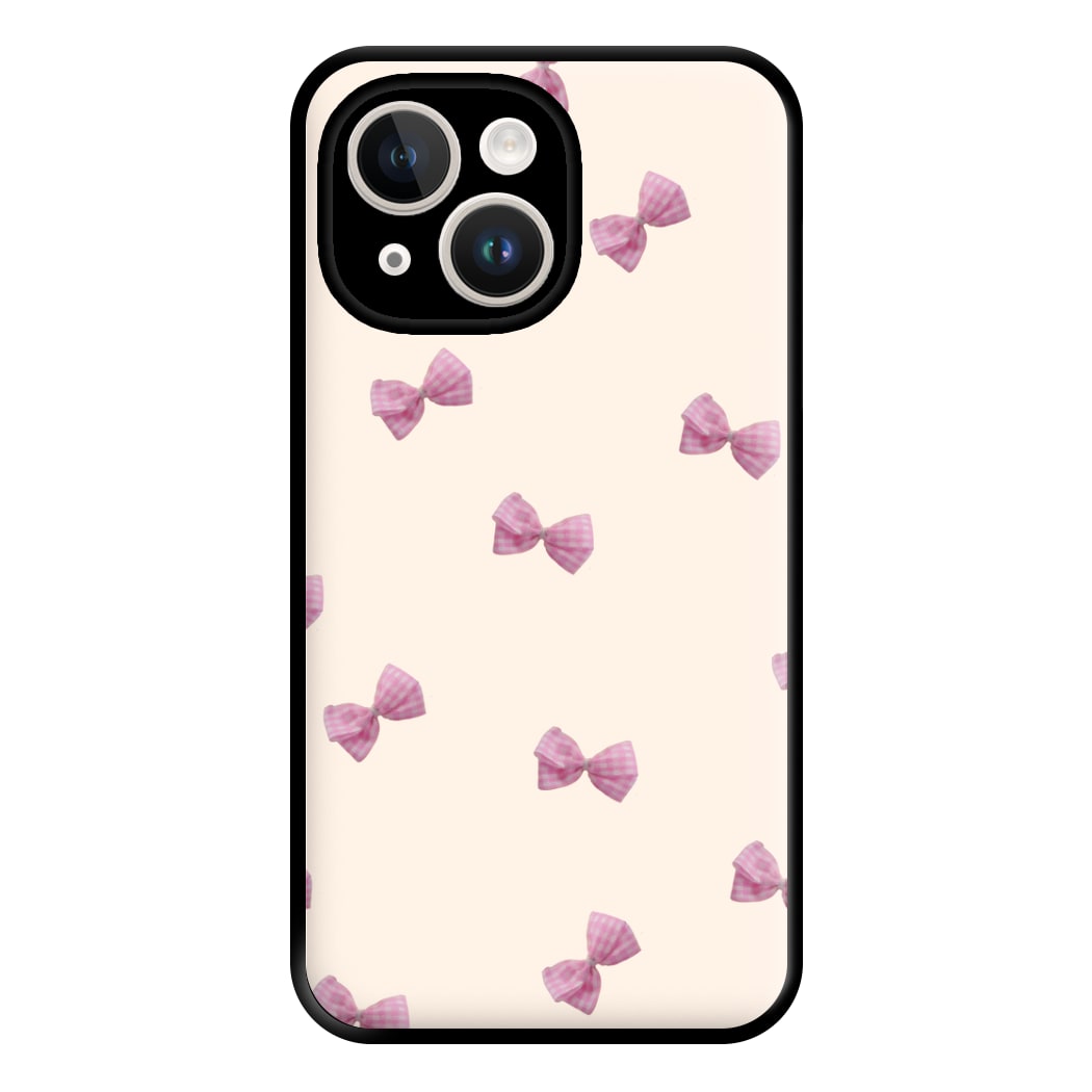 Pink Coquette Bows Phone Case for iPhone 14 Plus