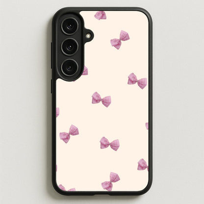 Pink Coquette Bows Phone Case for Galaxy S25FE