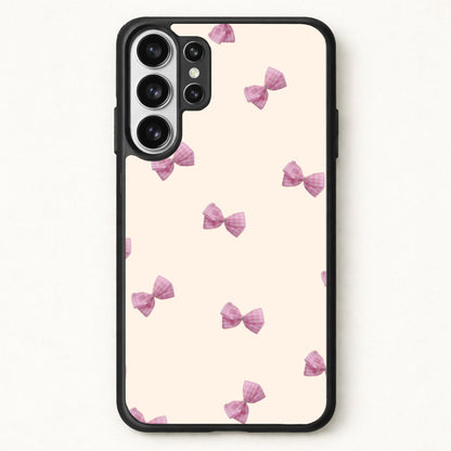 Pink Coquette Bows Phone Case for Galaxy S26 Ultra