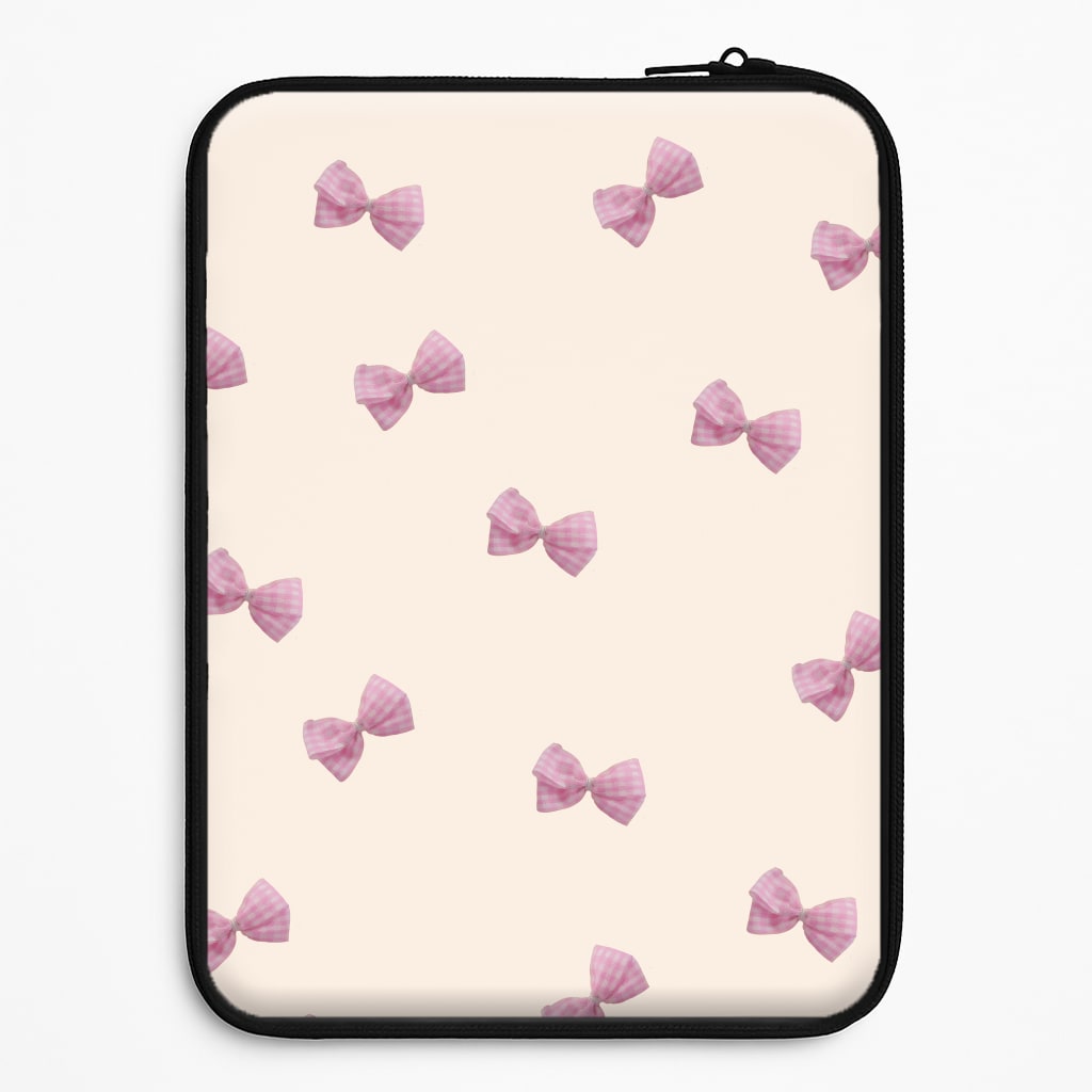 Pink Coquette Bows Laptop Sleeve