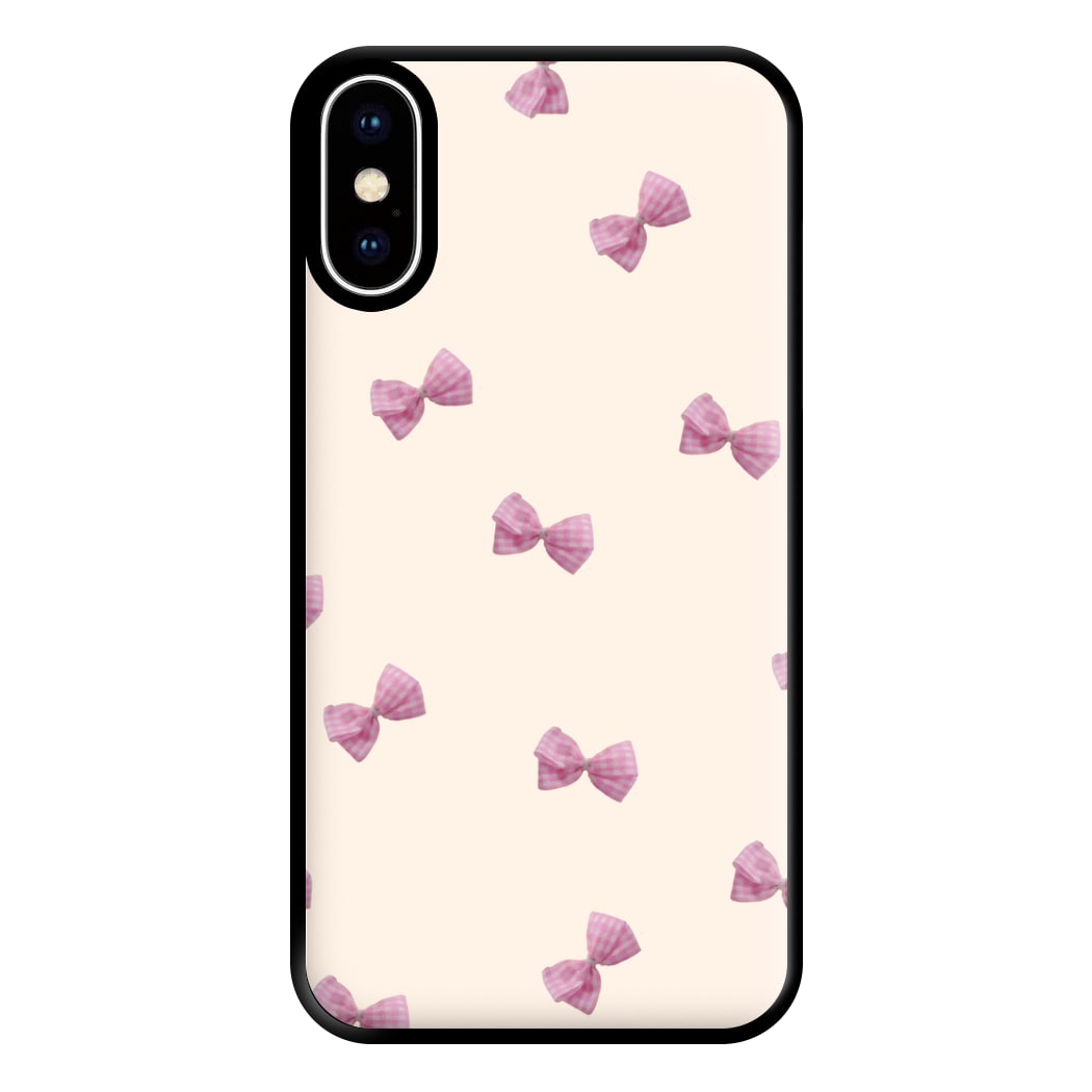 Pink Coquette Bows Phone Case for iPhone XS Max