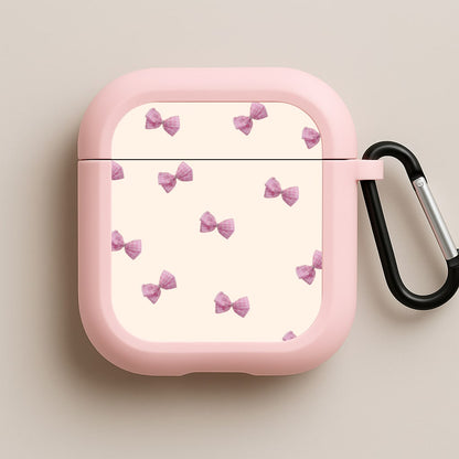 Pink Coquette Bows Pink AirPods Case