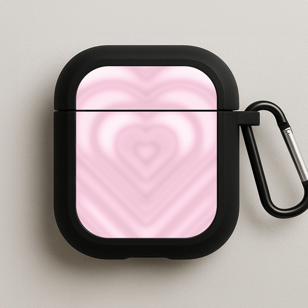 Drippy Love Heart Pink AirPods Case