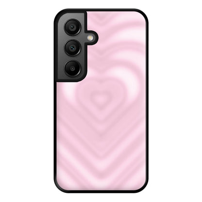 Drippy Love Heart Pink Phone Case for Galaxy A56