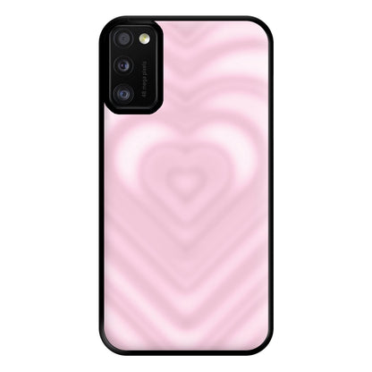Drippy Love Heart Pink Phone Case for Galaxy A41