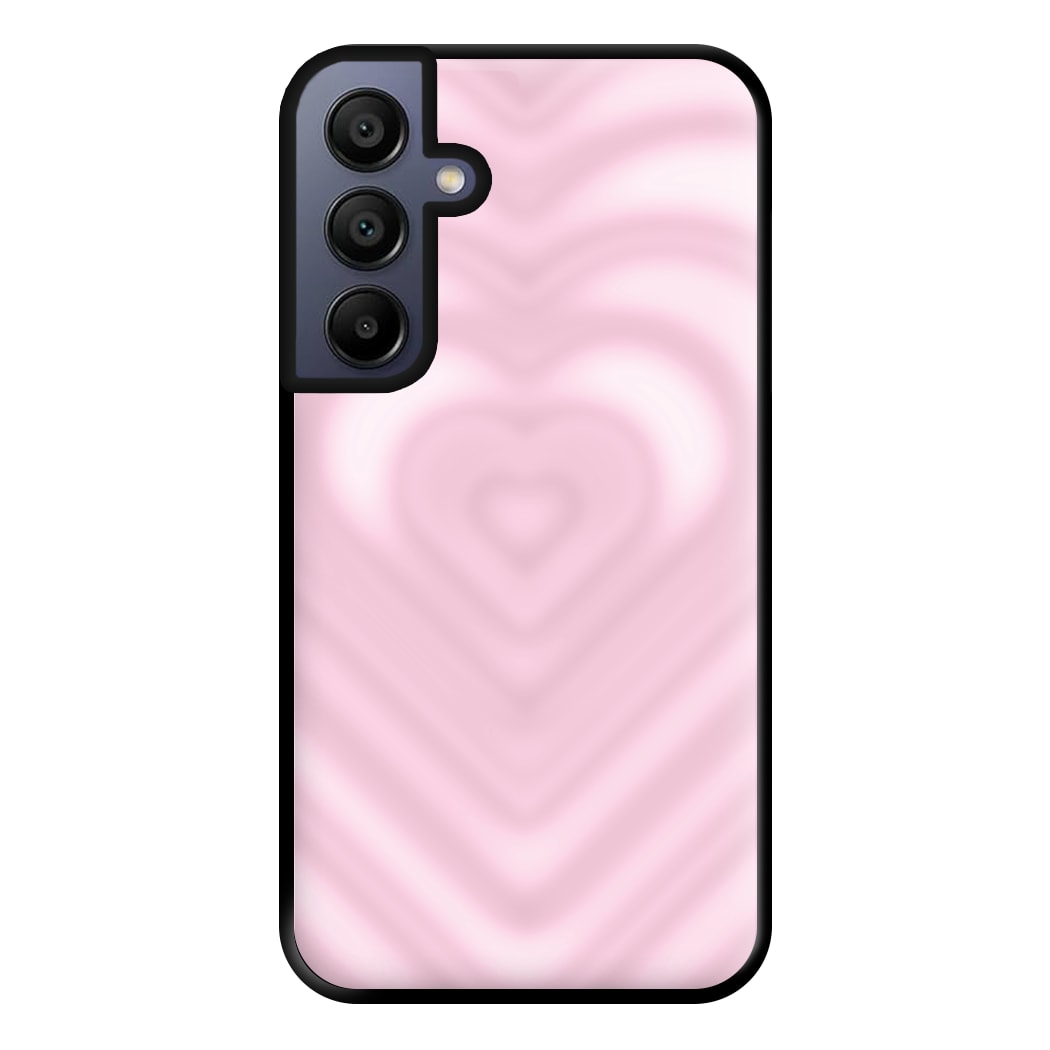 Drippy Love Heart Pink Phone Case for Galaxy A16